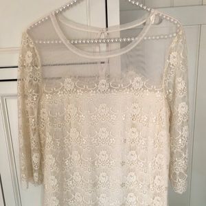 BCBG Max and Cleo Lace Shift Dress Size 12